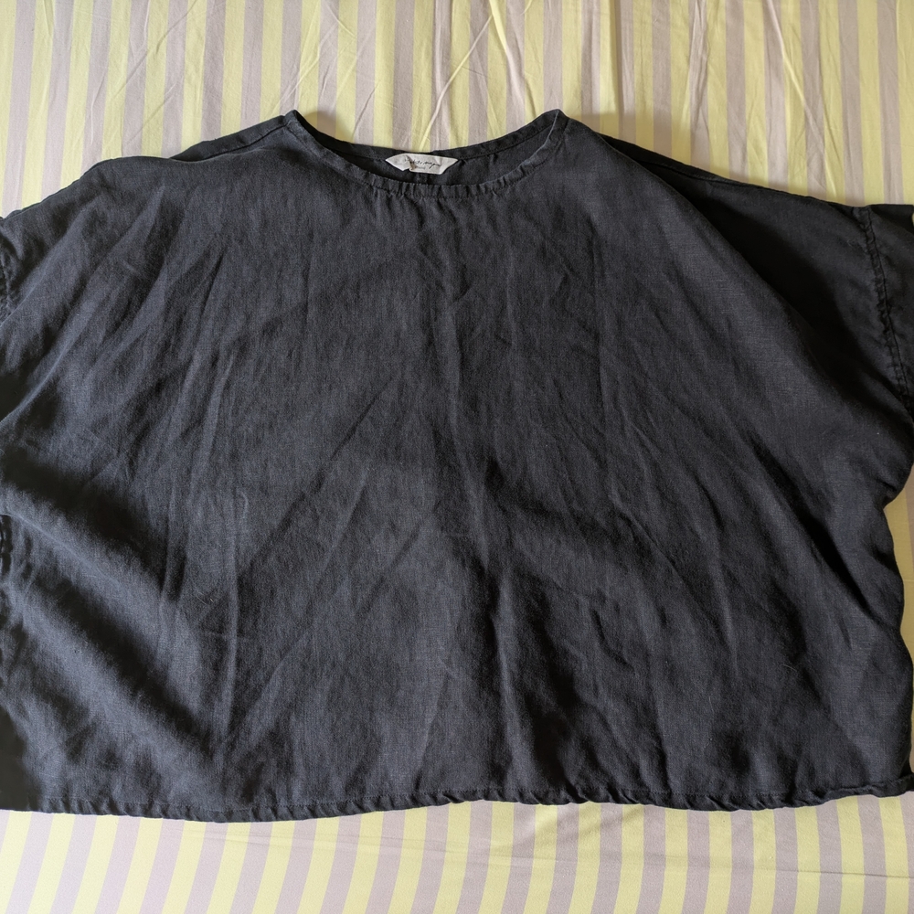 Georgia Tee In Midweight Linen